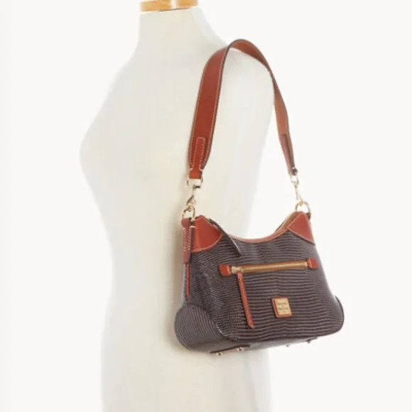 Dooney & Bourke Embossed Lizard Small Hobo - Picture 7 of 9